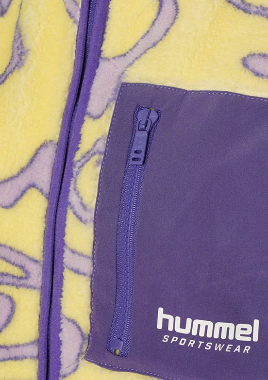 HUMMEL Sarı Kadın Amber Sherpa Zip Fermuarlı Sweatshirt