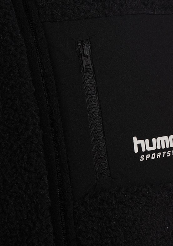 HUMMEL Siyah Erkek Arthur Sherpa Zip Fermuarlı Sweatshirt