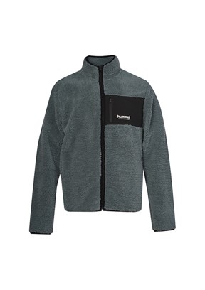 HUMMEL Gri Erkek Arthur Sherpa Zip Fermuarlı Sweatshirt