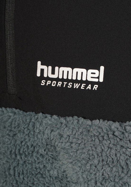 HUMMEL Gri Erkek Arthur Sherpa Zip Fermuarlı Sweatshirt