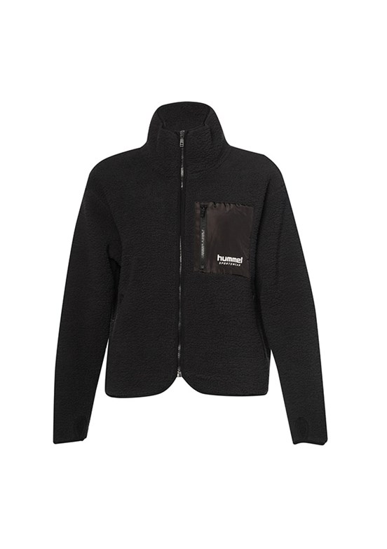 HUMMEL Siyah Kadın Arun Sherpa Zip Fermuarlı Mont