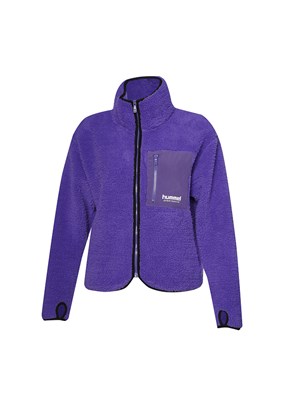 HUMMEL Mor Kadın Arun Sherpa Zip Fermuarlı Mont