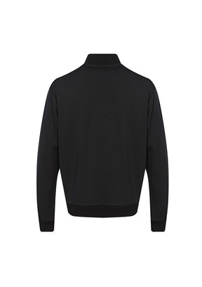 HUMMEL Grayse Fermuarlı Siyah Erkek Sweatshirt