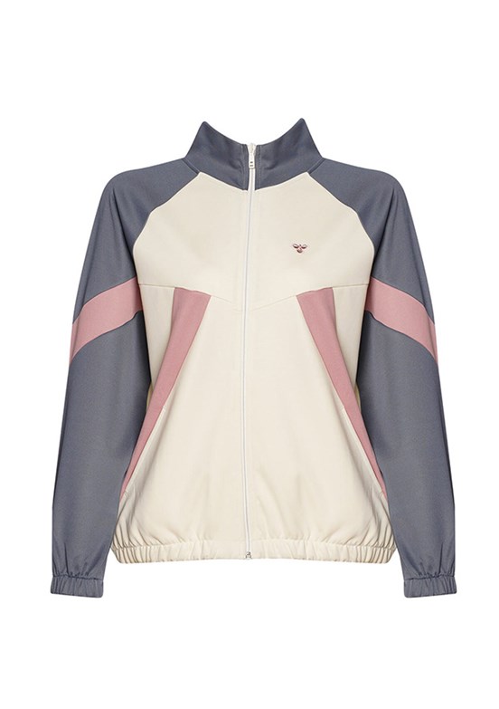 HUMMEL Beyaz Kadın Harlow Fermuarlı Sweatshirt