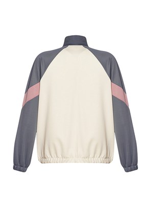 HUMMEL Beyaz Kadın Harlow Fermuarlı Sweatshirt
