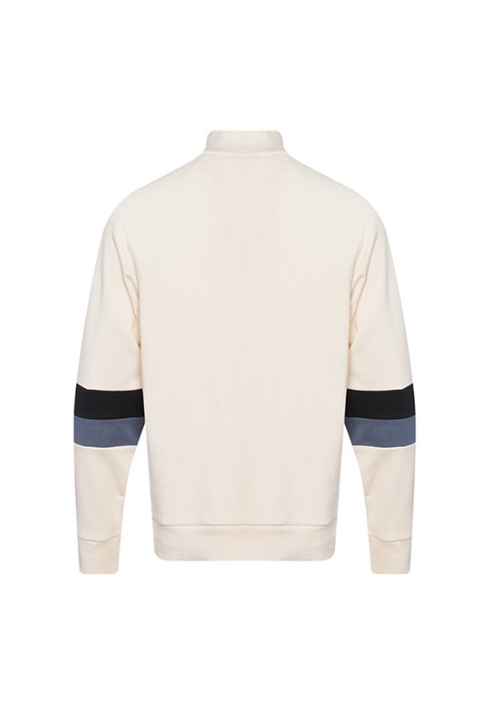HUMMEL Hunter Ekru Yarım Fermuarlı Sweatshirt
