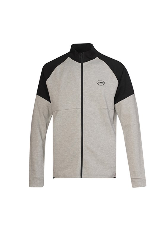 HUMMEL Inter Gri Erkek Fermuarlı Sweatshirt