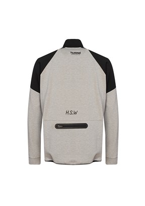 HUMMEL Inter Gri Erkek Fermuarlı Sweatshirt