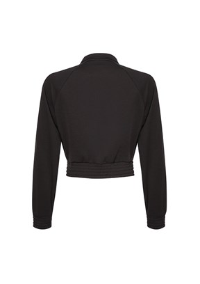 HUMMEL Jed Siyah Kadın Fermuarlı Sweatshirt