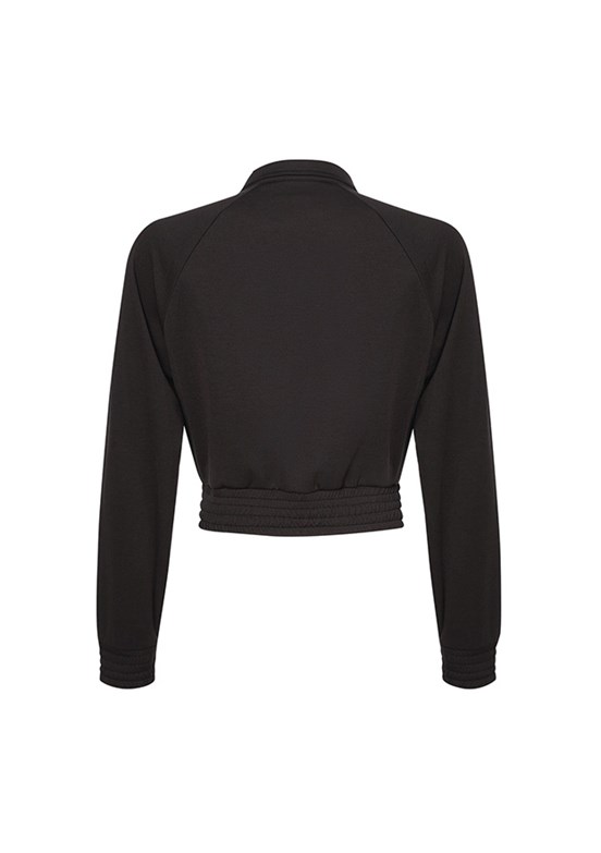 HUMMEL Jed Siyah Kadın Fermuarlı Sweatshirt