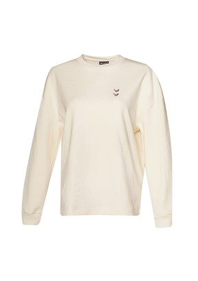 HUMMEL Melton Ekru Kadın Sweatshirt