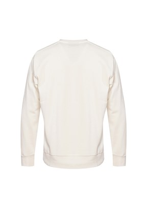 HUMMEL Tony - 922441-9157 Erkek Beyaz Kapüşonsuz Sweatshirt
