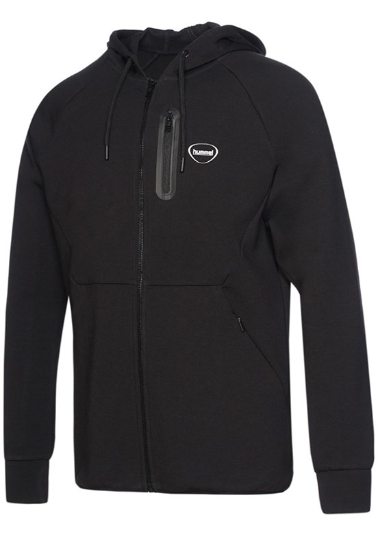 HUMMEL Nova Siyah Erkek Fermuarlı Hoodie
