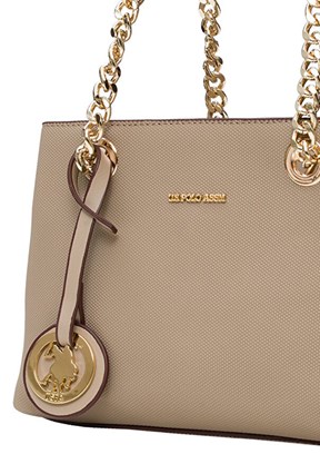 US POLO ASSN K.Taş Gri Kadın Omuz Çantası