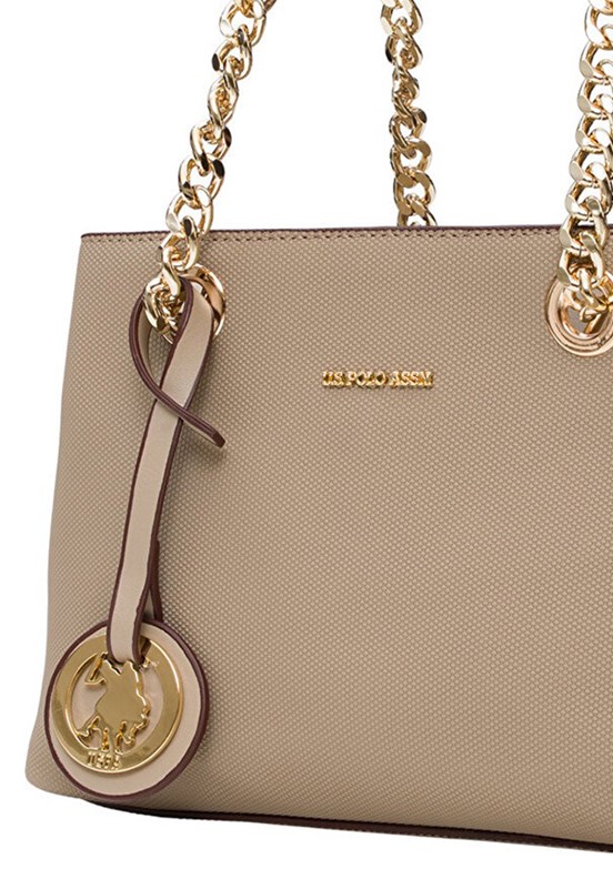 US POLO ASSN K.Taş Gri Kadın Omuz Çantası