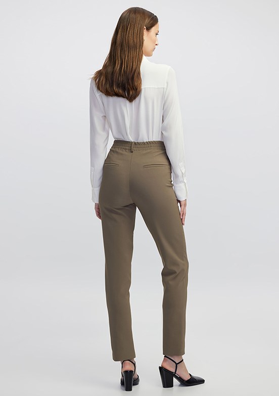 İPEKYOL Vizon Kadın Elastik Bel Skinny Fit Pantolon