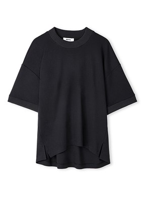 İPEKYOL Siyah Kadın Rahat Kesim T-shirt
