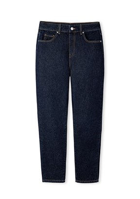 İPEKYOL Lacivert Kadın Mom Fit Jean Pantolon