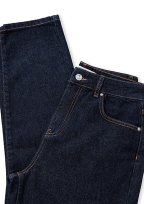 İPEKYOL Lacivert Kadın Mom Fit Jean Pantolon