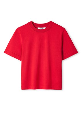 İPEKYOL Kırmızı Kadın Basic Dar Kesim T-shirt