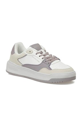 US POLO ASSN - A10203284712010 Kadın Beyaz Sneaker Ayakkabı