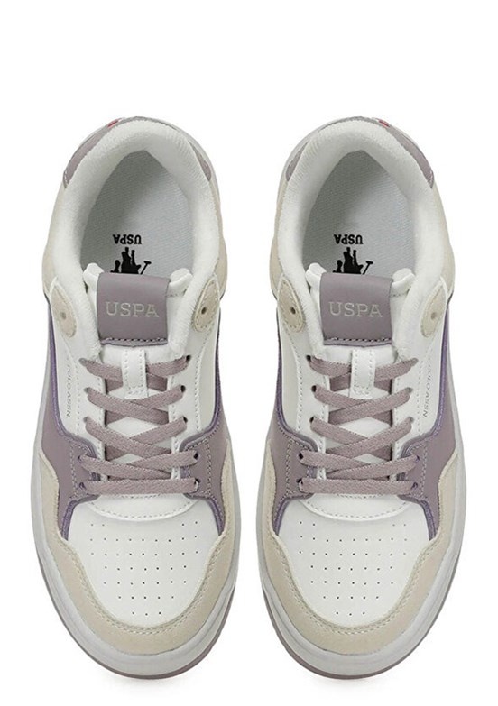US POLO ASSN - A10203284712010 Kadın Beyaz Sneaker Ayakkabı