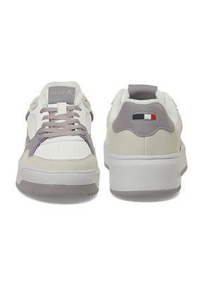 US POLO ASSN - A10203284712010 Kadın Beyaz Sneaker Ayakkabı