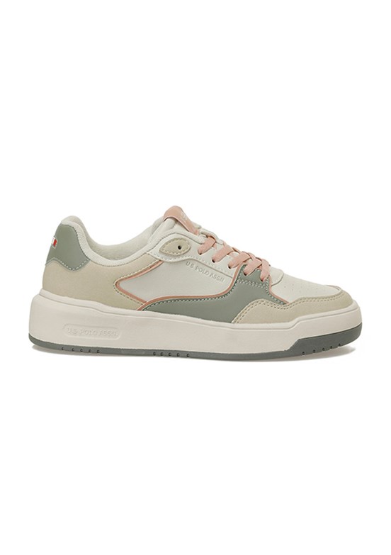 US POLO ASSN - A10203284512010 Kadın Bej Sneaker Ayakkabı