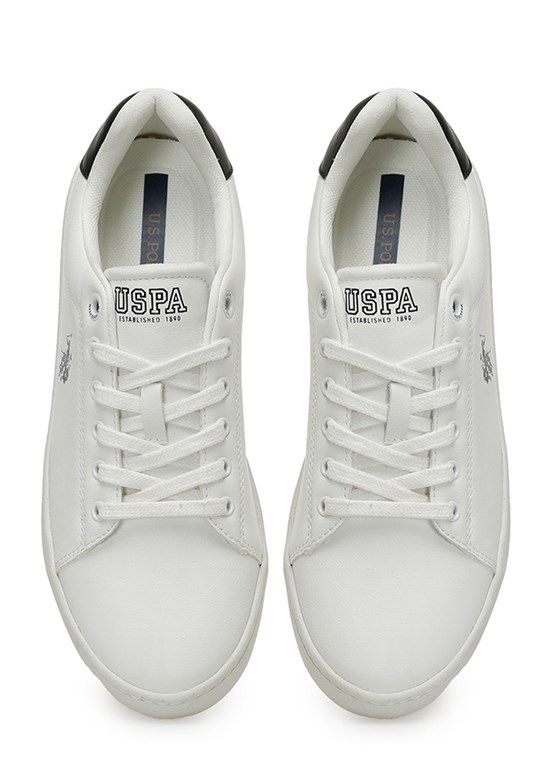 US POLO ASSN - A10203114512010 Erkek Beyaz Sneaker Ayakkabı