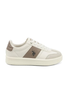 US POLO ASSN - A10203025212010 Kadın Bej Sneaker Ayakkabı