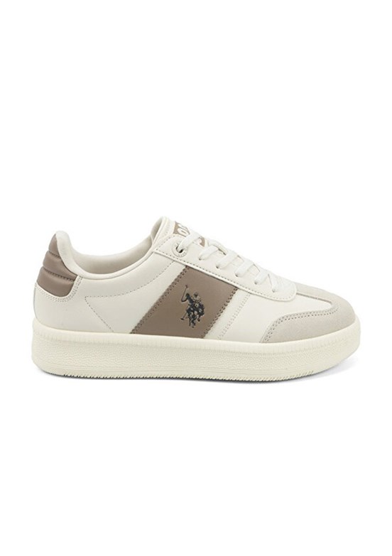 US POLO ASSN - A10203025212010 Kadın Bej Sneaker Ayakkabı