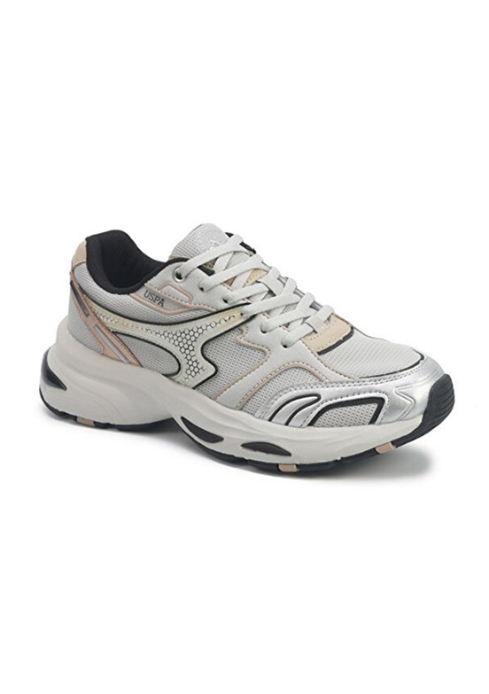 US POLO ASSN - A10203002012010 Kadın Bej Sneaker Ayakkabı