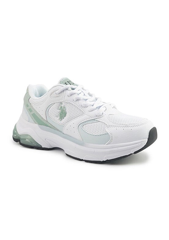 US POLO ASSN - A10202306709010 Kadın Beyaz Sneaker Ayakkabı