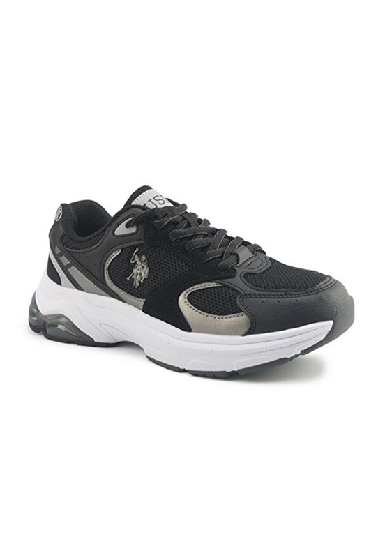 US POLO ASSN - A10202306509010 Kadın Siyah Sneaker Ayakkabı