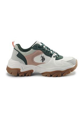 US POLO ASSN - A10202193412010 Kadın Beyaz Sneaker Ayakkabı