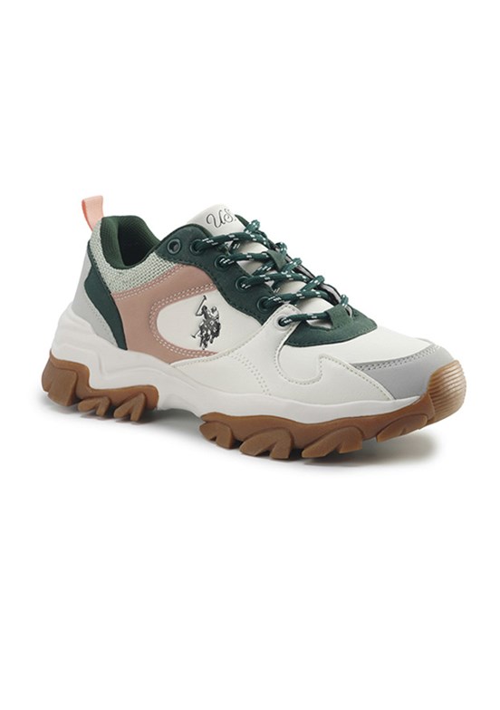 US POLO ASSN - A10202193412010 Kadın Beyaz Sneaker Ayakkabı