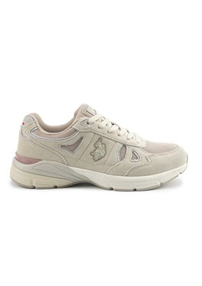 US POLO ASSN - A10202144310010 Kadın Bej Sneaker Ayakkabı