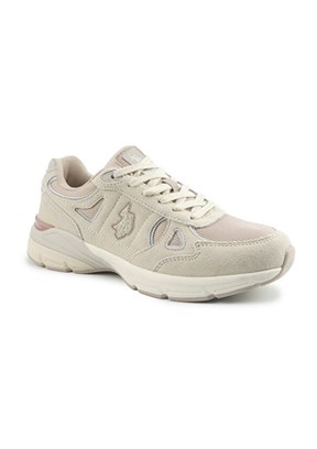 US POLO ASSN - A10202144310010 Kadın Bej Sneaker Ayakkabı