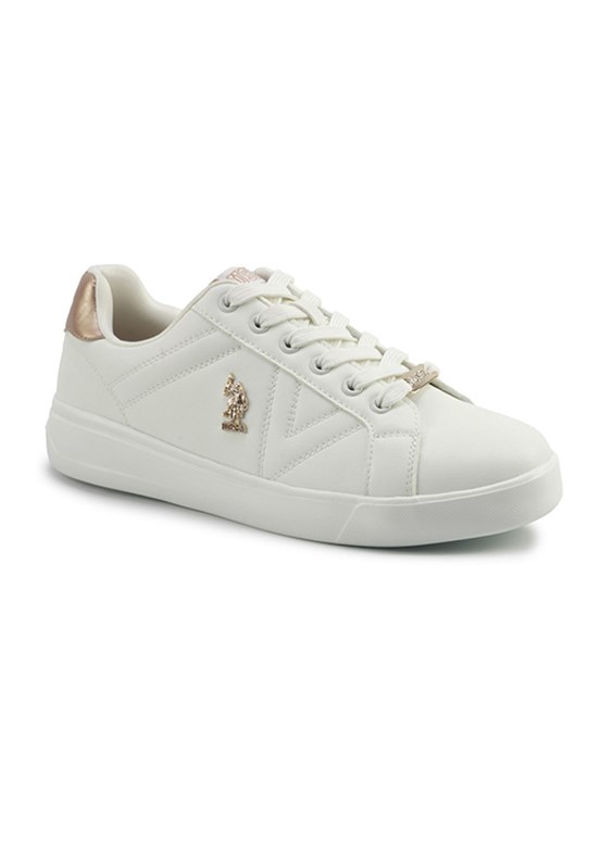 US POLO ASSN - A10202141108010 Kadın Beyaz Sneaker Ayakkabı