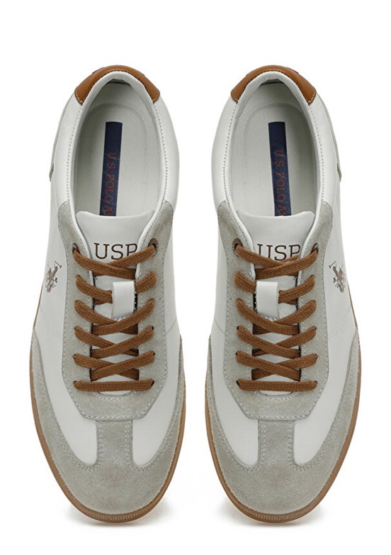 US POLO ASSN Beyaz Erkek Sneaker Ayakkabı
