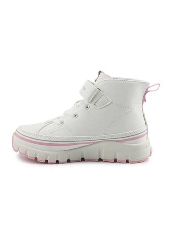 US POLO ASSN - A10202788912010 Kız Çocuk Beyaz Bot Ayakkabı