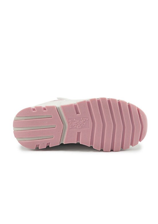 US POLO ASSN - A10202788912010 Kız Çocuk Beyaz Bot Ayakkabı