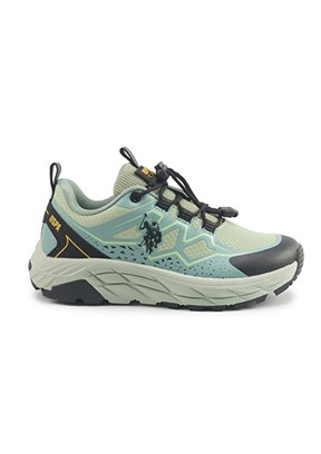 US POLO ASSN - A10202791912010 Erkek Çocuk Yeşil Yürüyüş Ayakkabısı