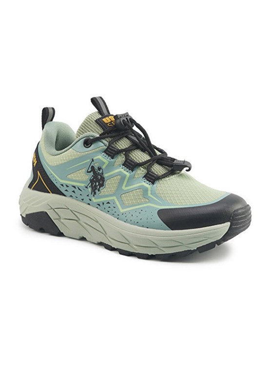 US POLO ASSN - A10202791912010 Erkek Çocuk Yeşil Yürüyüş Ayakkabısı