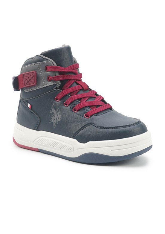 US POLO ASSN - A10202791312010 Erkek Çocuk Lacivert Sneaker Ayakkabı