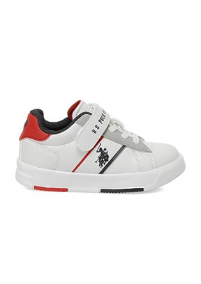 US POLO ASSN - A10202269912010 Erkek Çocuk Beyaz Sneaker Ayakkabı