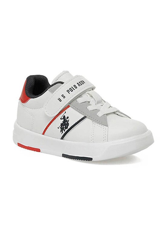 US POLO ASSN - A10202269912010 Erkek Çocuk Beyaz Sneaker Ayakkabı
