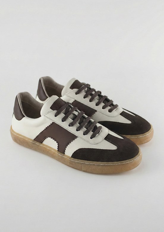 FLOOR Crema-Bordo Kadın Casual Ayakkabı