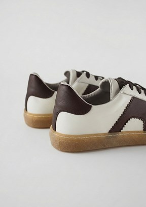 FLOOR Crema-Bordo Kadın Casual Ayakkabı