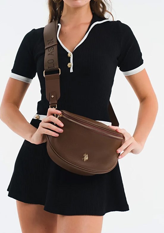 US POLO ASSN Kahverengi Kadın Bel Çantası